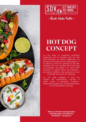 Concept Hot Dog - SDV Les Marchés du Monde
