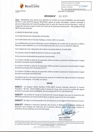 Fichier Parution Des Décisions N° 25 053 à 25 061