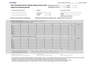 Fiche d'Inscription CSA 2024 2025