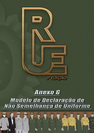 5°_EDIÇÃO_Anexo G Modelo De Declaração De Não Semelhança De Uniforme