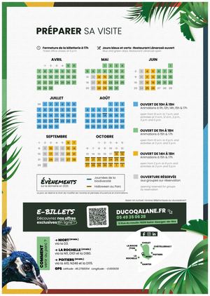 Affiche A4 - Horaires 2025