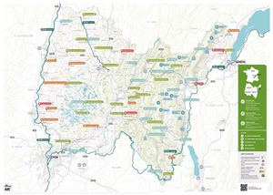 Carte Touristique de l'Ain 2025
