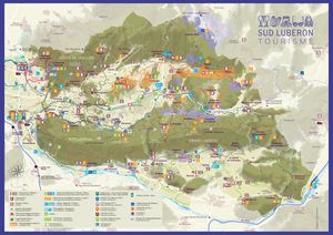 Carte touristique Luberon