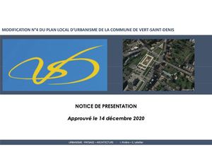 Plu Vert Saint Denis Modification N°4 Notice De Presentation 14 12 2020 Mode De Compatibilite 1