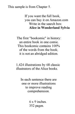 Alice In Wonderland The Entire Book In One Comic Muestra