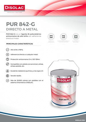 Disolac Product Sheet PUR 842 G - ES