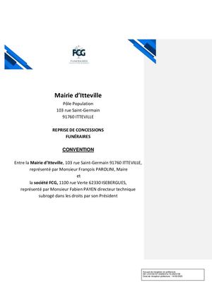 AR DEL 76 2025 Annexe Cimetière TRAVX _CONVENTION Prestataire FCG