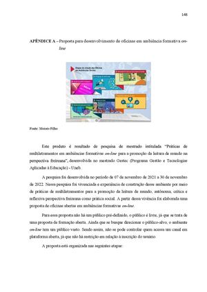 Produto Oficinas Em Ambiência Formativa Online