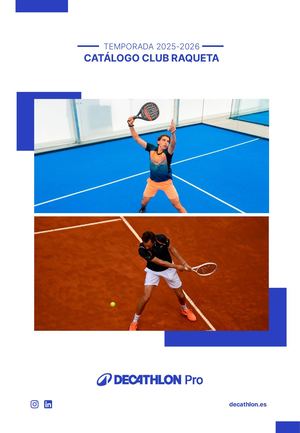 Catálogo Club Pádel 2025-2026