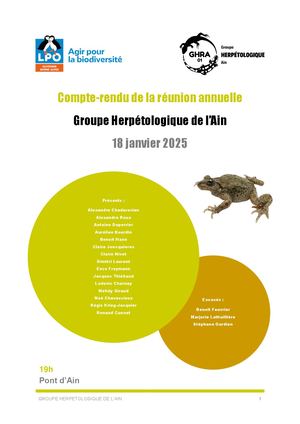 Compte rendu réunion annuelle GHA 2024