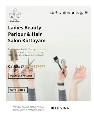 stylin ladies salon , kottayam