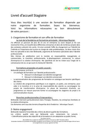 Livret d'accueil 2024