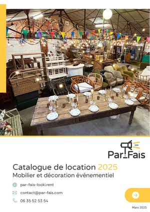 Catalogue PAR-FAIS Mars 2025