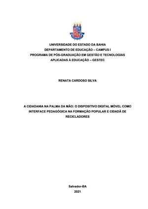 Produto Programa De Formação Para A Cidadania Com Uso Do Ddm