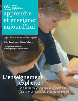 Enseignement Explicite Revue Apprendre Et Enseigner N°2 2019