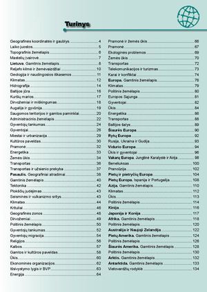 ŽEmė Geografijos Atlasas Mokyklai