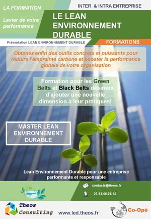 Catalogue Formation Lean Environnement Durable Master
