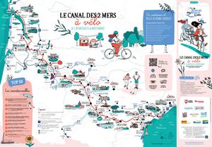 Carte Canal Des 2 Mers à Vélo 2024