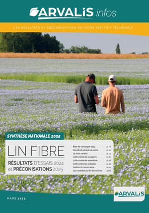 Arvalis Infos Lin Fibre 2025