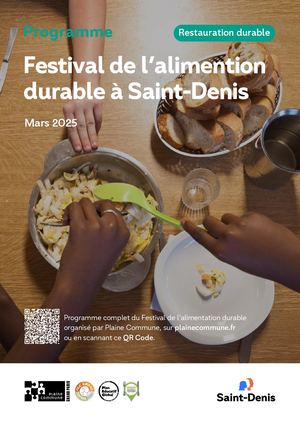 Programme Festival alimentation durable à Saint-Denis Mars 2025