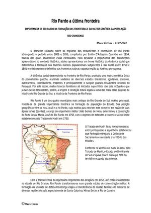 Rio Pardo - A Última Fronteira