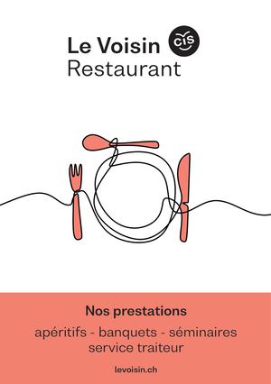 Catalogue de prestations Le Voisin