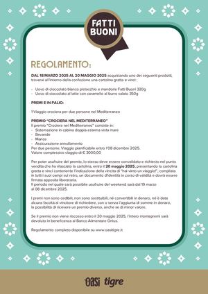 Pasqua2025 Fatti Buoni Regolamento