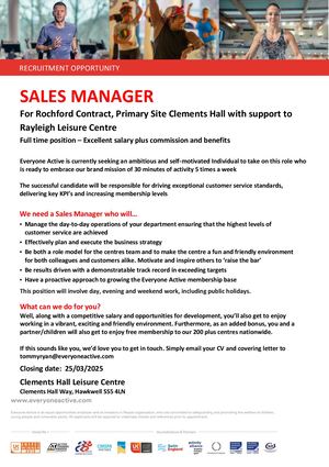 Sales Manager Clements Hall Leisure Centre & Rayleigh Leisure Centre (1) (1)