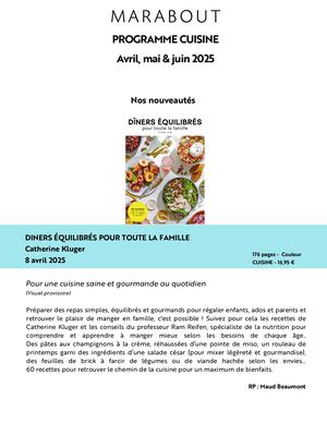 Marabout Cuisine Avril Mai Juin 2025