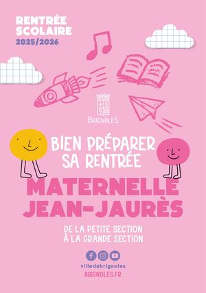 Rentrée scolaire 2024/2025 : Maternelle Jean-Jaurès