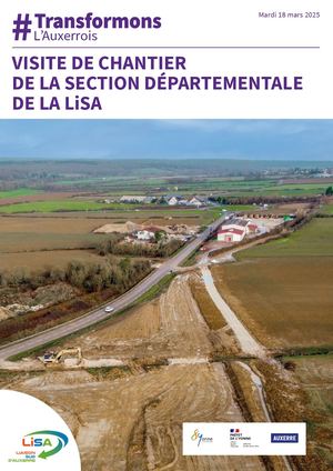 VISITE DE CHANTIER DE LA SECTION DÉPARTEMENTALE DE LA LISA