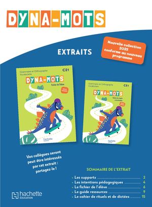 Doc Promo Dyna-Mots CE1