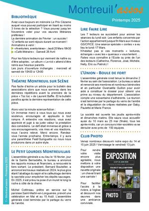 Bulletin Association Printemps 2025