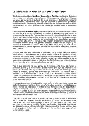 La Vida Familiar En American Dad