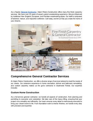Calaméo - Adam Peters Construction, Inc - Professional General ...