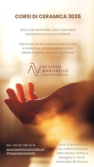 Corsi Ceramica 2025 Nevenka Martinello