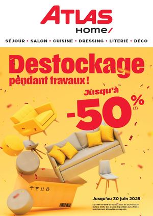 DESTOCKAGE ATLAS HOME DOLE 2025
