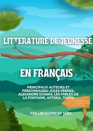 Litterature de jeunesse. 1ESO