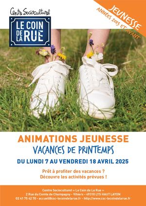 Plaquette Printemps 25 Jeunesse