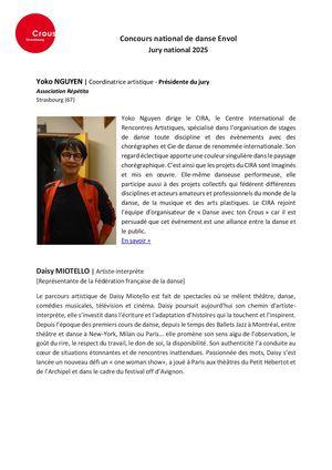 Bio Jury National Envol 2025