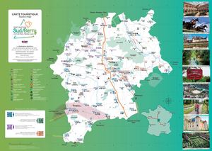 Carte Touristique Sud Berry 2025
