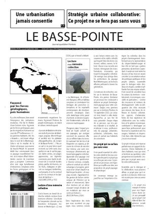 LE BASSE-POINTE : Journal pour la commune de Basse-Pointe. ( Plaquette Projet de fin d'études - Année 2024 ) - Pierre BUSSON