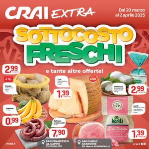 Volantino Crai Codè Extra San Francesco dal 20 marzo al 2 aprile