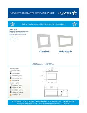 SK117xxx-SK38NDCxxx_Flow Star® Decorative Cover And Gasket_CS237-031925