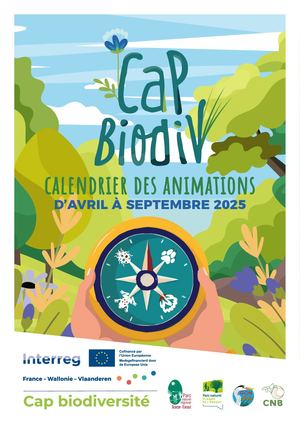 Calendrier des animations sur la biodiversité d'avril à septembre 2025