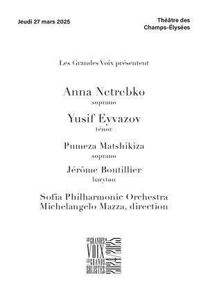 Anna Netrebko, Yusif Eyvazov, 27/03/2025