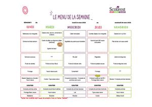 Menus Crèche Du 24 Au 28 Mars (2)