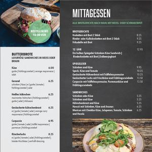 Menukaart Fontein Assen Duits 2025