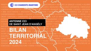 Bilan territorial 2024 de l'antenne de Saint Jean d'Angély de la CCI Charente-Maritime