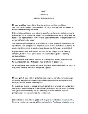 Guia 7 Metodo Analitico Y Global